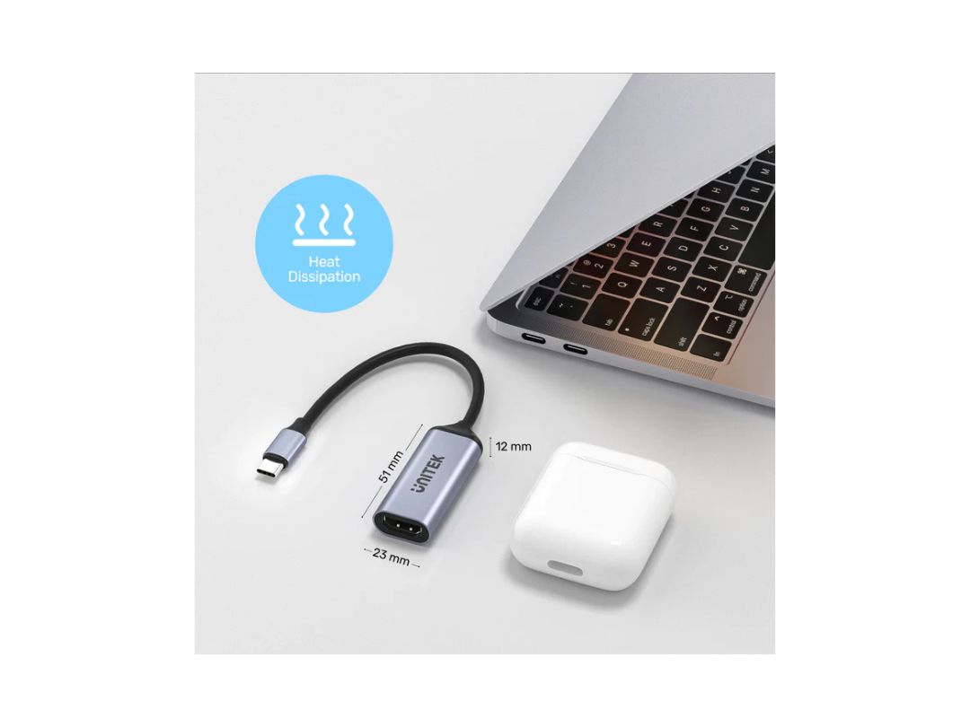 Buy Unitek 8K USB-C to HDMI 2.1 Adapter with HDCP 2.3 - in Qatar Buy Unitek 8K USB-C to HDMI 2.1 Adapter with HDCP 2.3 - in Qatar
